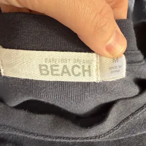 Barefoot‎ Dreams Beach Lightweight Terry Dolman Pullover Lounge Top Navy Sz Med thumbnail 8
