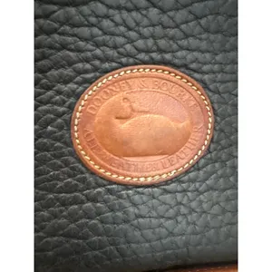Dooney & Bourke Vintage All Weather Leather Crossbody Bag Black British Tan thumbnail 3