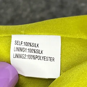 Kay Unger Y2K Dress 14 Chartreuse Yellow‎ Strapless Silk Floral Pleated Cocktail thumbnail 13