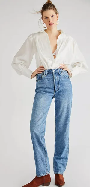 Free People Boyish The Clint Jeans thumbnail 1