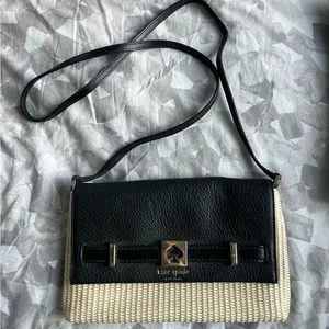 Kate Spade woven side purse thumbnail 1
