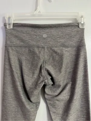 Lululemon Athletica Heathered Gray Pilates Leggings Size 2 thumbnail 6