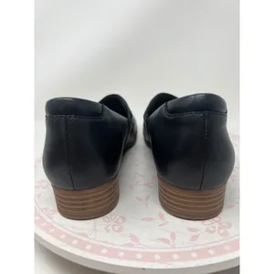 CLARKS Juliet Palm Loafers Womens 6 Black Leather Slip On Comfort Almond Toe NWT thumbnail 9