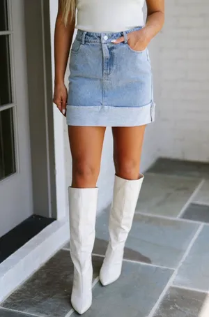 These Three Boutique denim skirt  thumbnail 2