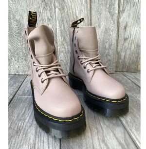 Dr. Martens Jadon 111 Platform Boots – Vintage Taupe Leather, Women’s Size 8 US thumbnail 3