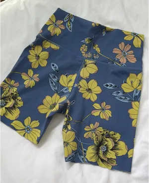 Aerie Offline Floral Spandex 4” Inseam thumbnail 1