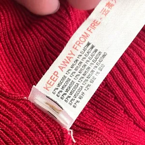 Free people red fitted cross cross back sweater thumbnail 8