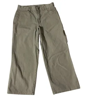 Sorel Womens Cropped Wide Leg Utility Carpenter Pants Sz 10 S5 IL‎ 8035 Gorpcore thumbnail 1