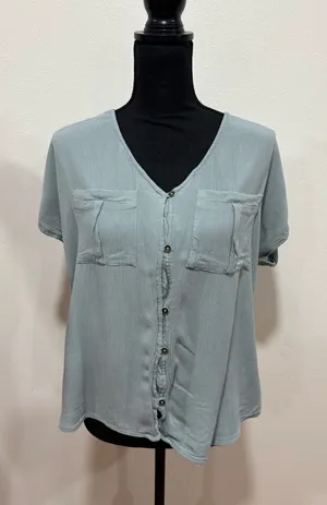 Light Blue Blouse  thumbnail 1