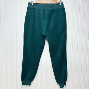 Old Navy Women’s Mid-Rise Vintage Sherpa‎ Sweatpants Teal Size M thumbnail 3