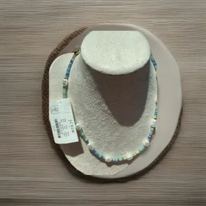 J CREW Iridescent Multi Green‎ Seed Pearl Beads Short Necklace NWT new 💗963 thumbnail 2