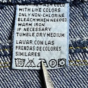 Crazy Horse By Liz Claiborne Vintage Denim Snap Button Dress‎ Women's Medium thumbnail 6