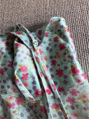 Vintage Victoria’s Secret Silk Wrap Top thumbnail 5