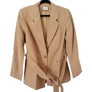 NWT Tuckernuck Shea Belted Blazer in Khaki Size Medium thumbnail 2