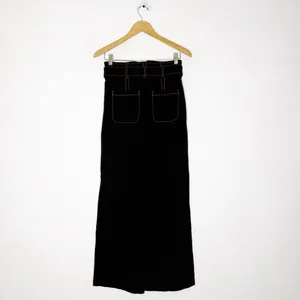 Maeve by Anthropologie Black Tie Waist Pants Size 4 Contrast Stitching thumbnail 8