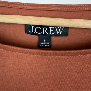 J Crew Bubble Hem Mixy Mini‎ Dress Large Terracotta Brown Old Money Mixed Media thumbnail 9