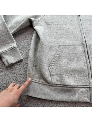 Carhartt Full Zip Hoodie Womens XL Relaxed Fit Gray Speckled Workwear Sweatshirt thumbnail 6