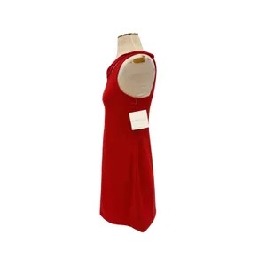 Beyond Yoga Spacedye Lost Your Mind One Shoulder Tennis Dress Red NWT Small thumbnail 5