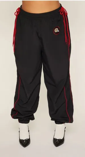 NFL San Francisco 49ers xs black windbreaker pants unisex thumbnail 1