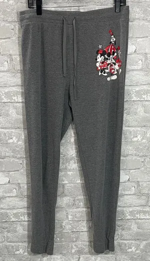 Disney Mickey and Friends Gray Joggers thumbnail 1
