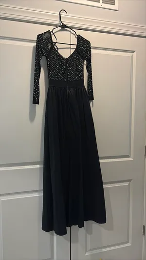 Formal Windsor Dress Black Long thumbnail 1