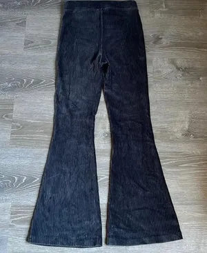 AERIE Groove On Velour High Waisted Flare Pants thumbnail 3