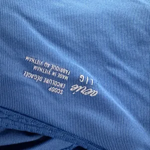 Aerie Large Swim Tankini Top Stretch Adjustable Straps Shelf Bra Scoop Neck Blue thumbnail 7
