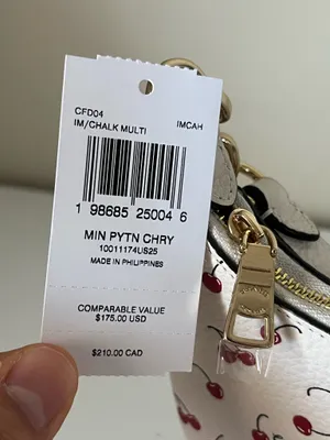 Coach Mini Payton Hobo With Cherry Print  thumbnail 5