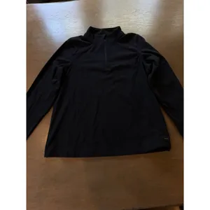 Mondetta 1/4 Zip Active Ribbed Top Black Women's Size M Activewear thumbnail 9