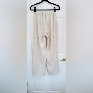 Hollister Co. Ultra High Rise Wide Leg Cargo Trouser – Ivory/Cream – XS thumbnail 5