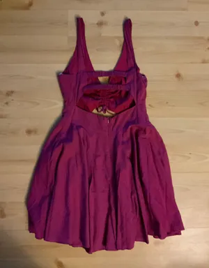 Deep Pink Mini Dress thumbnail 3