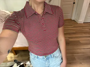 Bronin top in red stripe thumbnail 3