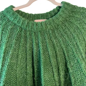 Urban Outfitters Green Martha Slouchy Knit‎ Pullover Crew Neck Sweater Small thumbnail 6