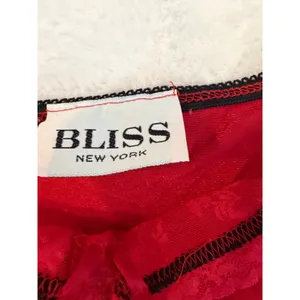 Bliss New York Red Lace Camisole Top Underwire Sweetheart Neckline Vintage Style thumbnail 7