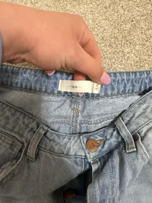 TGLA Francesca's Jeans Light Wash Ripped Straight Leg thumbnail 2