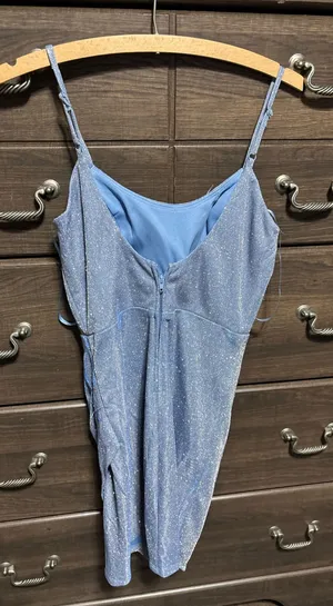 Crystal sky dress Blue thumbnail 1