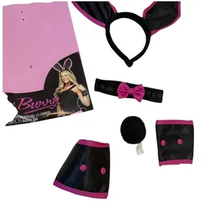Fun World adult one size OS instant bunny accessory set A3 2503 thumbnail 1