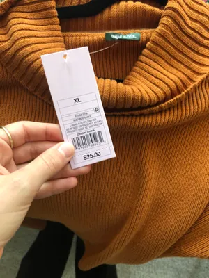 Orange Sweater Size XL thumbnail 2
