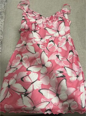 Pink Butterfly Mini Dress Elodie thumbnail 4