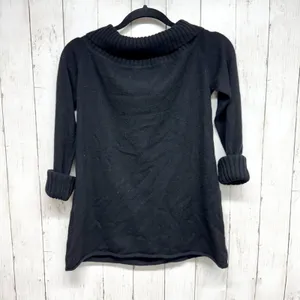 Vintage Walt Disney Sweater Women Sz Medium Black Graphic Long Sleeve Turtleneck thumbnail 7