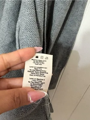 UGG Lauren Cardigan Womens L Gray Longline Open Front Cozy Sweater thumbnail 9