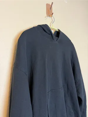 lululemon Back In Action LA Hoodie Black With‎ Multi Color Speckles Size 6 thumbnail 4