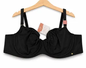 Cacique Modern Collection Smart Lift Unlined Balconette Bra Black 44C NWT thumbnail 1