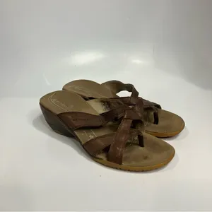 Merrell Allysum Earth wedge Sandals‎ size 7 thumbnail 3