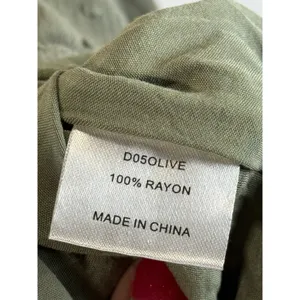 Magnolia Boutique Green Mini Dress Swiss Dot V‎ Neck Flutter Sleeve thumbnail 4