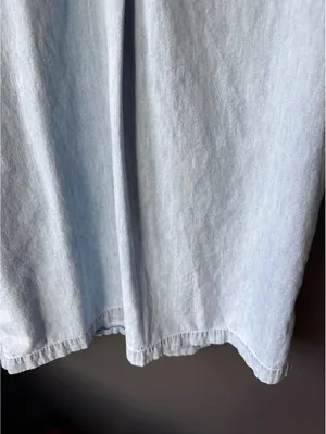 GAP Denim Light Blue Long Sleeve Shirt Dress Size M thumbnail 5