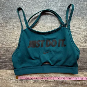 Nike Dri-FIT Just Do It Mid-Impact Sports Bra Sz S thumbnail 5