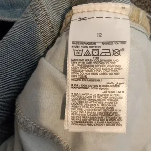 Old Navy Mid Rise Baggy Cargo Wide Leg Barrel Womens Size 12 thumbnail 9