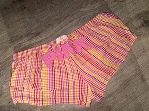 Vintage Y2K PINK Victoria’s Secret Plaid Low waist super short shorts thumbnail 1