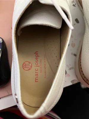 Marc Joseph Columbus Circle Derby White 9.5 thumbnail 9